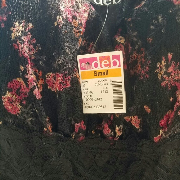 Deb Floral Dress Size Small NEW WITH SKU TAG - Picture 8 of 8